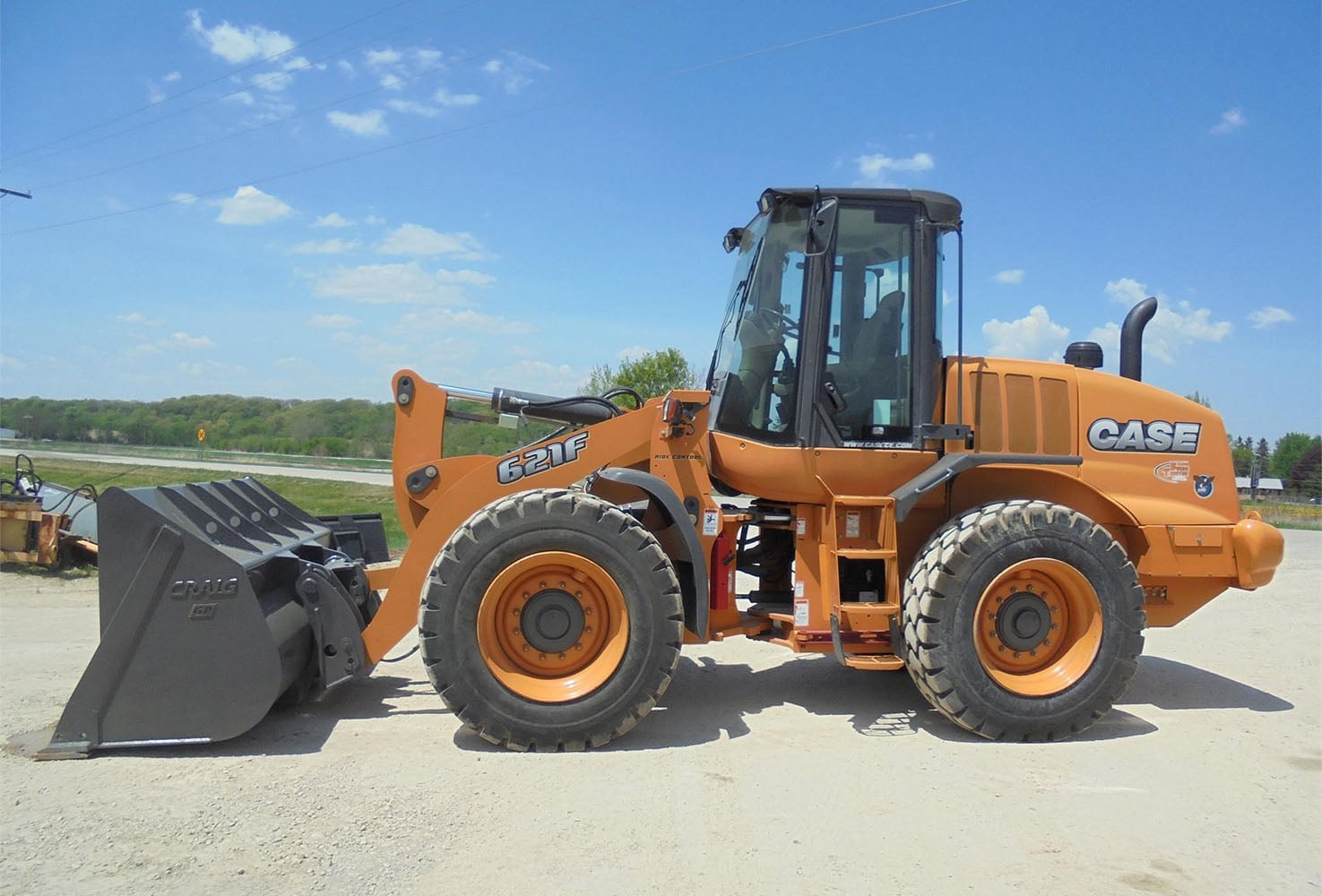 Wheel Loader Stock Photo
