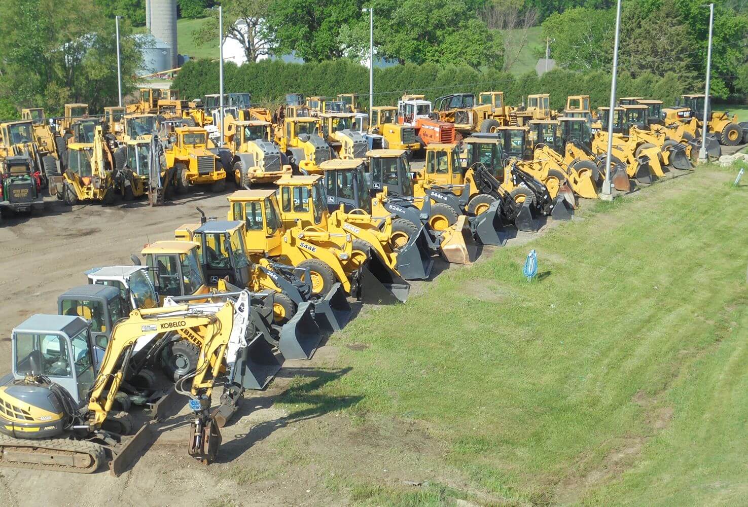 Aerial Photo of Midwest Equipment in St. Charles, MN